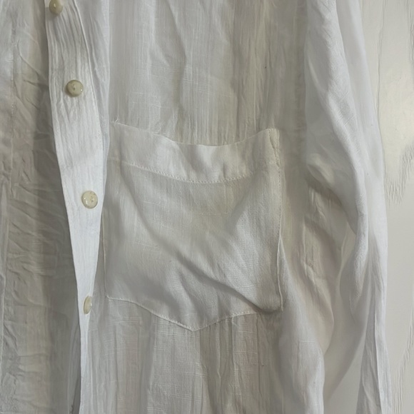 Free People Button Up Blouse Size Large - Picture 3 of 4